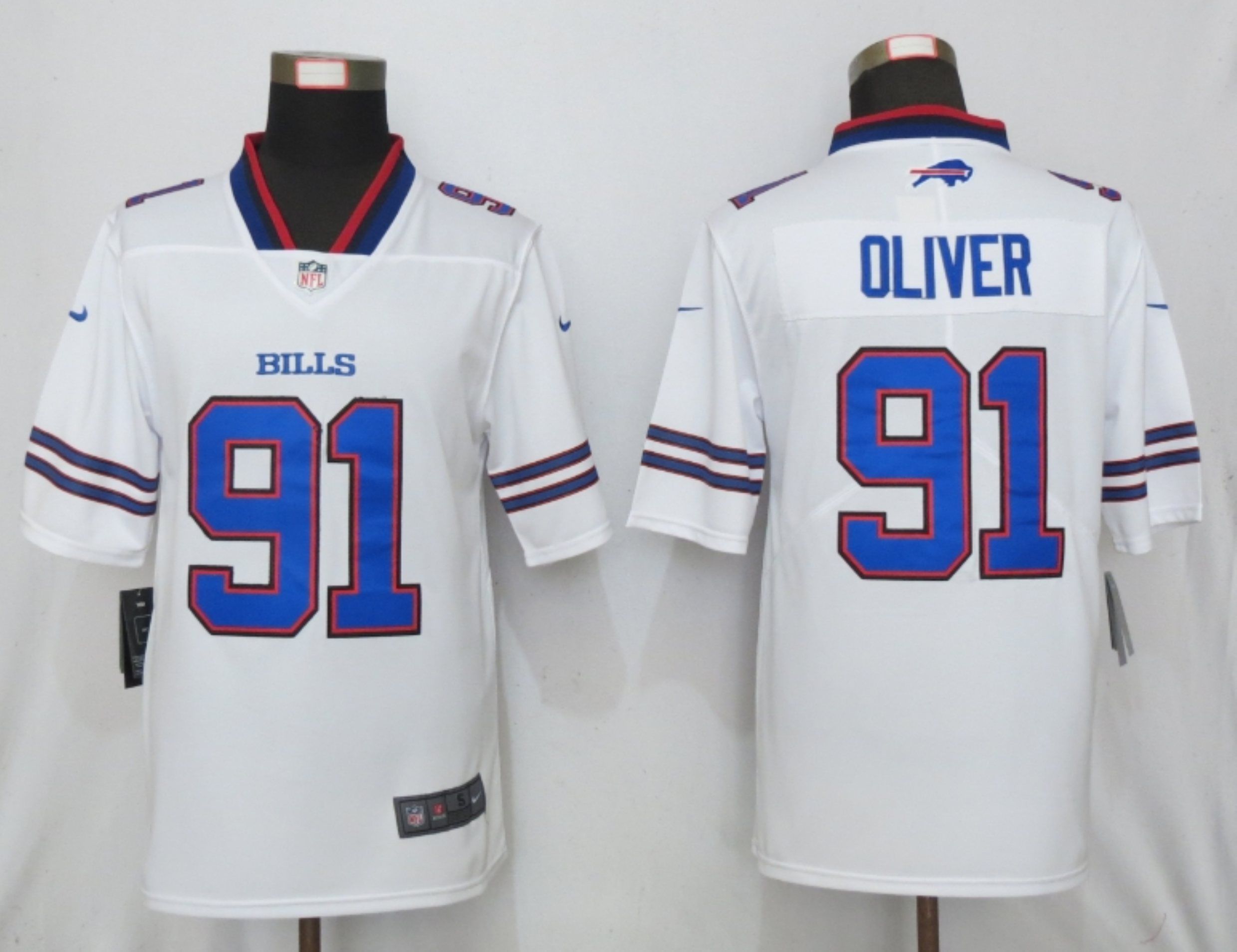 Men Buffalo Bills 91 Oliver White Nike Vapor Untouchable Limited Playe NFL Jerseys